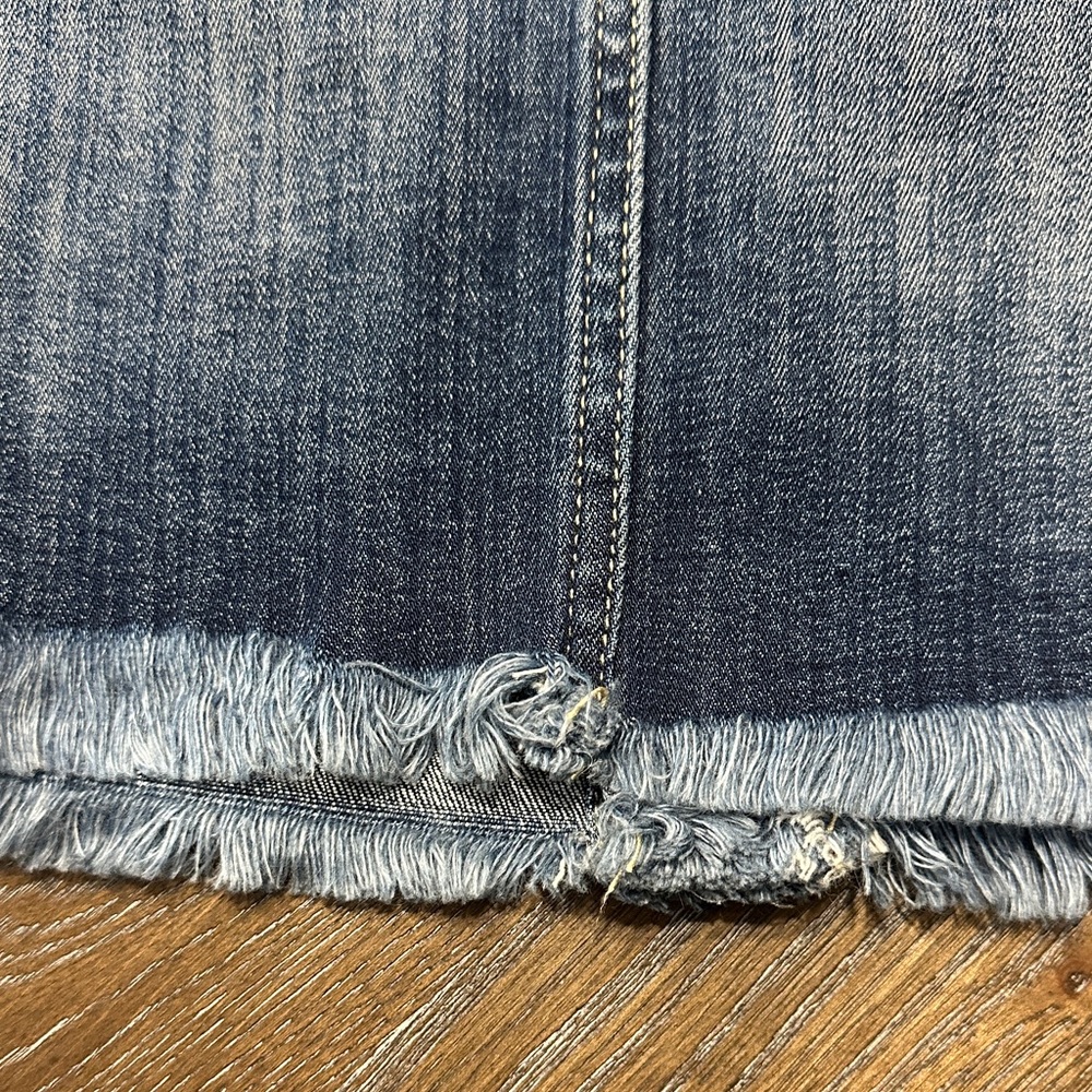 KanCan Dark Blue Denim Button-Up Mini Skirt - Picture 5 of 7
